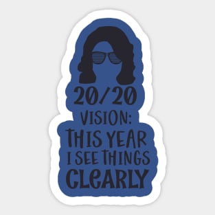 2020 Vision This year I Sticker